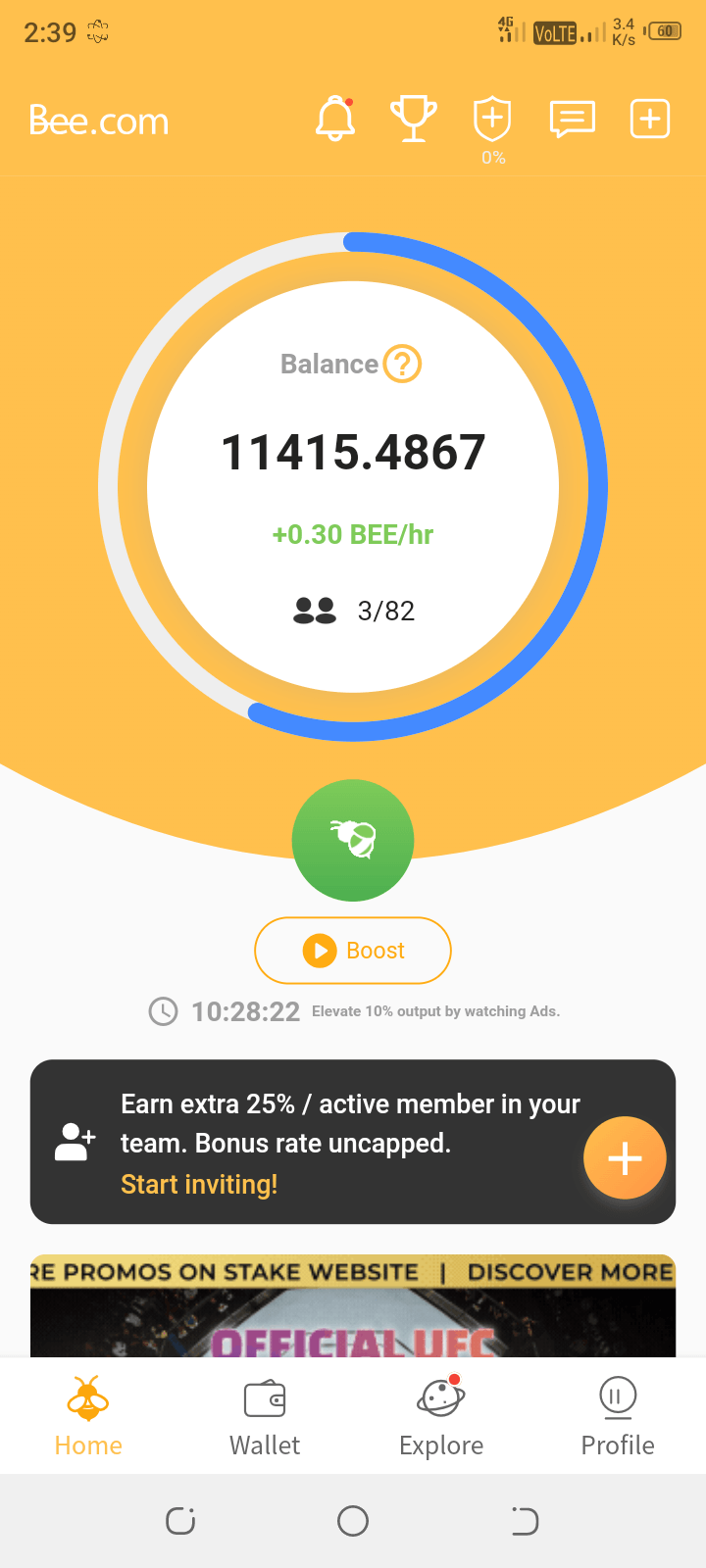 Free Mining app